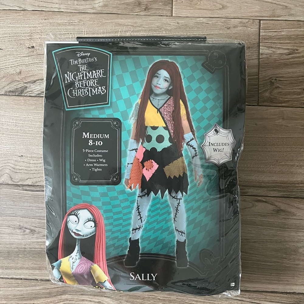 Sally Stitches Halloween Costume - girls size Medium 8-10